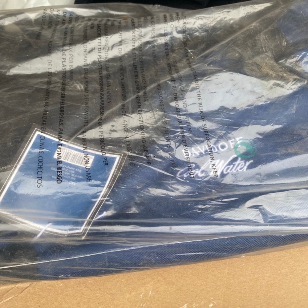 Bag, Cool Water Fragrance Travel NWT